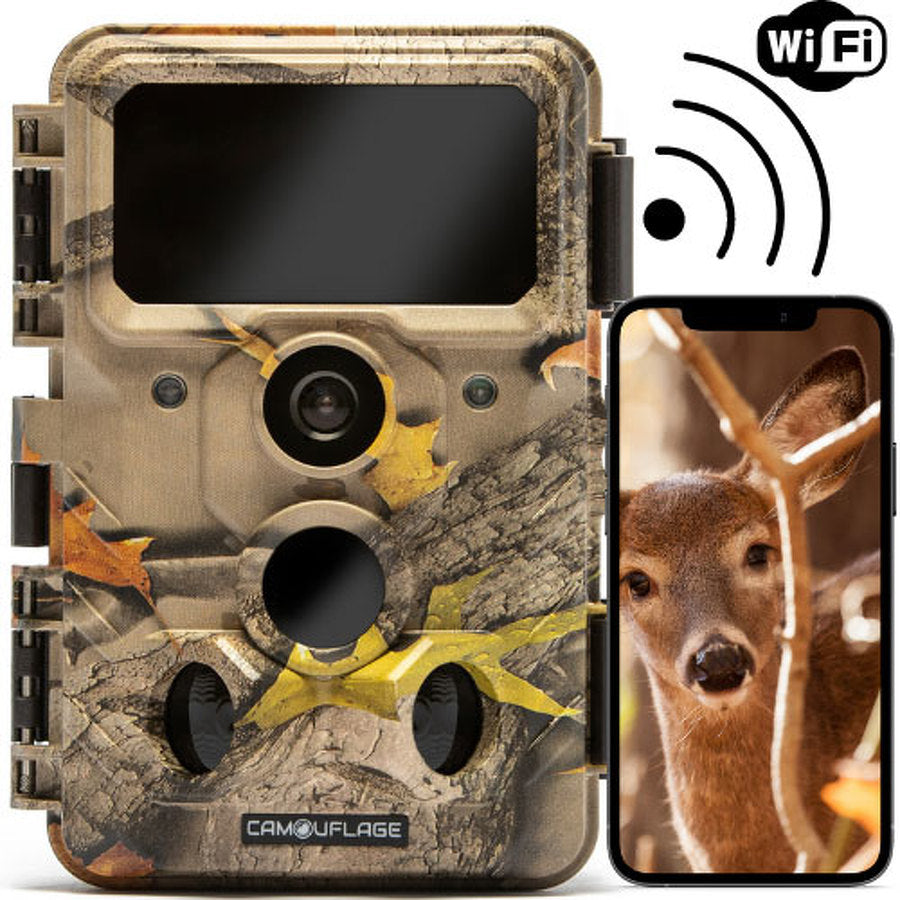 Caméra de chasse Camouflage EZ60 Wi-Fi - Envoi sur smartphone
