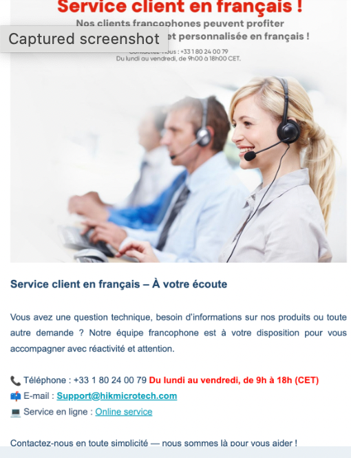 Monoculaire de vision thermique Hikmicro Lynx S LE 10S