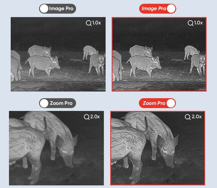 Monoculaire de vision thermique Hikmicro CONDOR CQ50LV2 avec télémètre laser