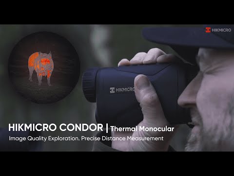 Monoculaire de vision thermique Hikmicro CONDOR CQ50LV2 avec télémètre laser