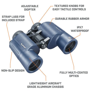 Jumelles Bushnell H2O 2.0 Porro 12x42